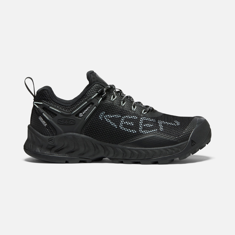 black_cloud_blue_keen_womens_nxis_evo_waterproof_shoe.jpg Black-Cloud Blue Keen Women's NXIS EVO Waterproof Shoe - Image 1