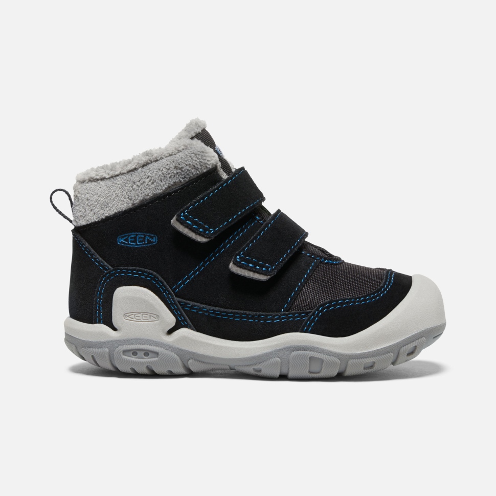 black_mykonos_blue_keen_little_kids_knotch_double_strap_chukka.jpg Black-Mykonos Blue Keen Little Kids' Knotch Double Strap Chukka - Image 1