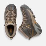 Black Olive-Yellow Men's Targhee II Mid Waterproof Hiking Boots Keen - Image 2