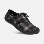 Black Plaid-Steel Grey Keen Women's Howser III Slide - Image 4