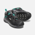 Black-Star White Big Kids' Targhee Waterproof Shoe Keen - Image 5