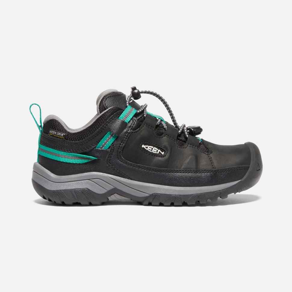 black_star_white_big_kids_targhee_waterproof_shoe_keen.jpg Black-Star White Big Kids' Targhee Waterproof Shoe Keen - Image 1