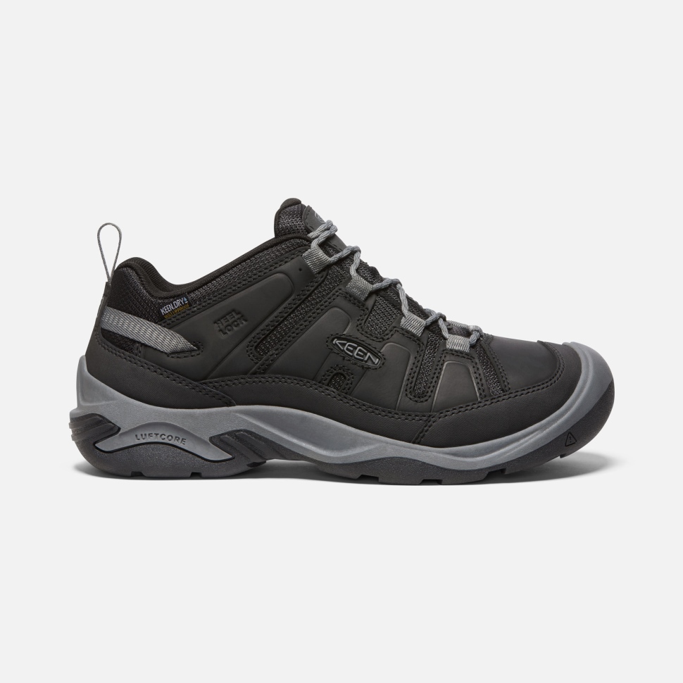 black_steel_grey_keen_mens_circadia_waterproof_shoe.jpg Black-Steel Grey Keen Men's Circadia Waterproof Shoe - Image 1