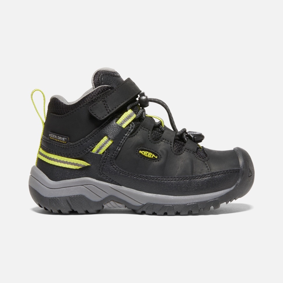 black_steel_grey_little_kids_targhee_waterproof_boot_keen.jpg Black-Steel Grey Little Kids' Targhee Waterproof Boot Keen - Image 1
