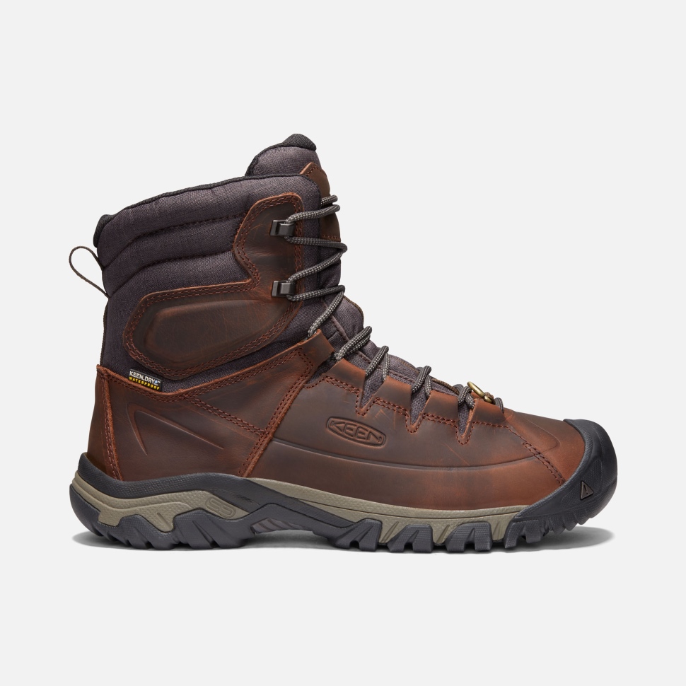 cocoa_mulch_mens_targhee_high_lace_waterproof_boot_keen.jpg Cocoa-Mulch Men's Targhee High Lace Waterproof Boot Keen - Image 1
