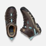 Coffee Bean-Porcelain Women's Targhee III Waterproof Mid Keen - Image 2