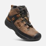 Dark Earth-Golden Brown Big Kids' Targhee Waterproof Boot Keen - Image 4