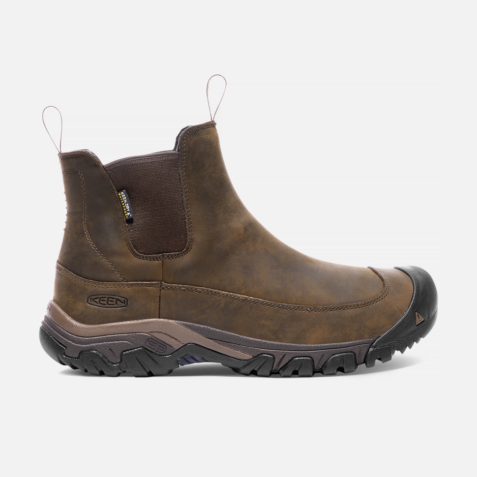 dark_earth_mulch_keen_mens_anchorage_iii_waterproof_boot.jpg Dark Earth-Mulch Keen Men's Anchorage III Waterproof Boot - Image 1