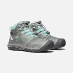 Grey-Blue Tint Keen Big Kids' Ridge Flex Waterproof Boot - Image 9