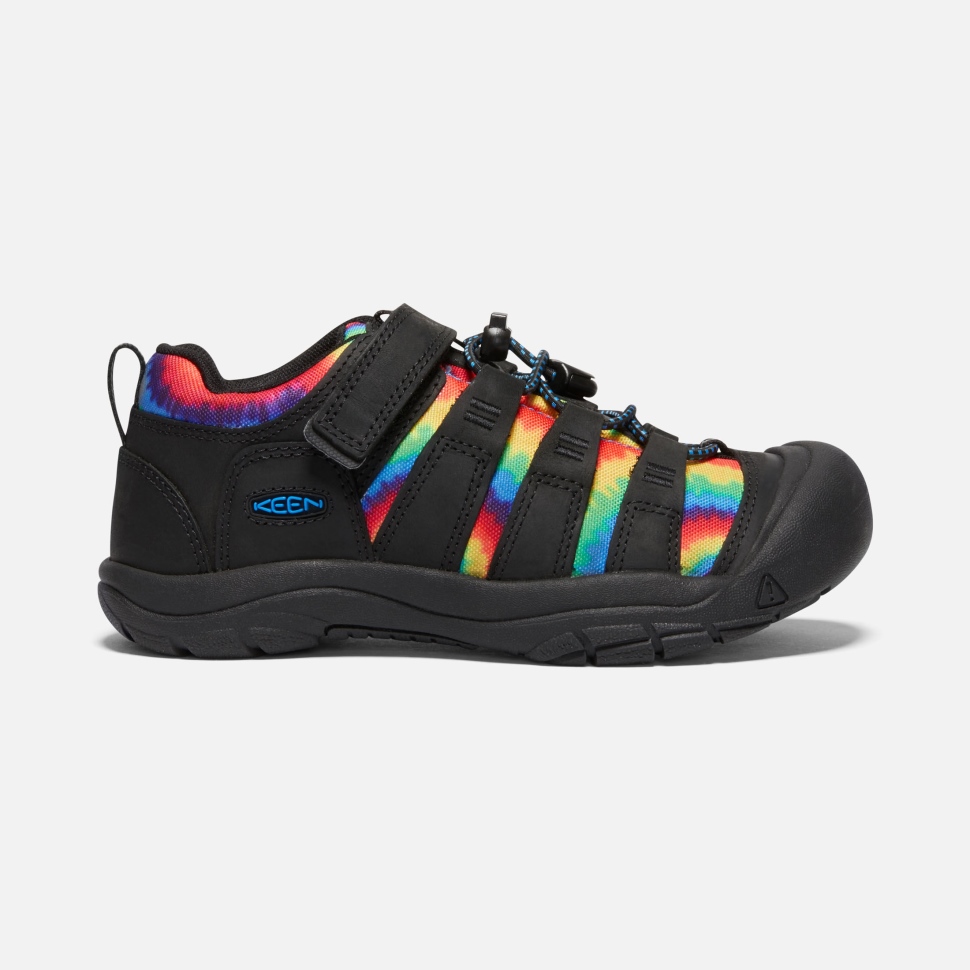 keen_black_original_tie_dye_big_kids_newport_shoe.jpg Keen Black-Original Tie Dye Big Kids’ Newport Shoe - Image 1