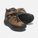 Keen DARK EARTH-GOLDEN BROWN Little Kids' Targhee Waterproof Boot - Image 5