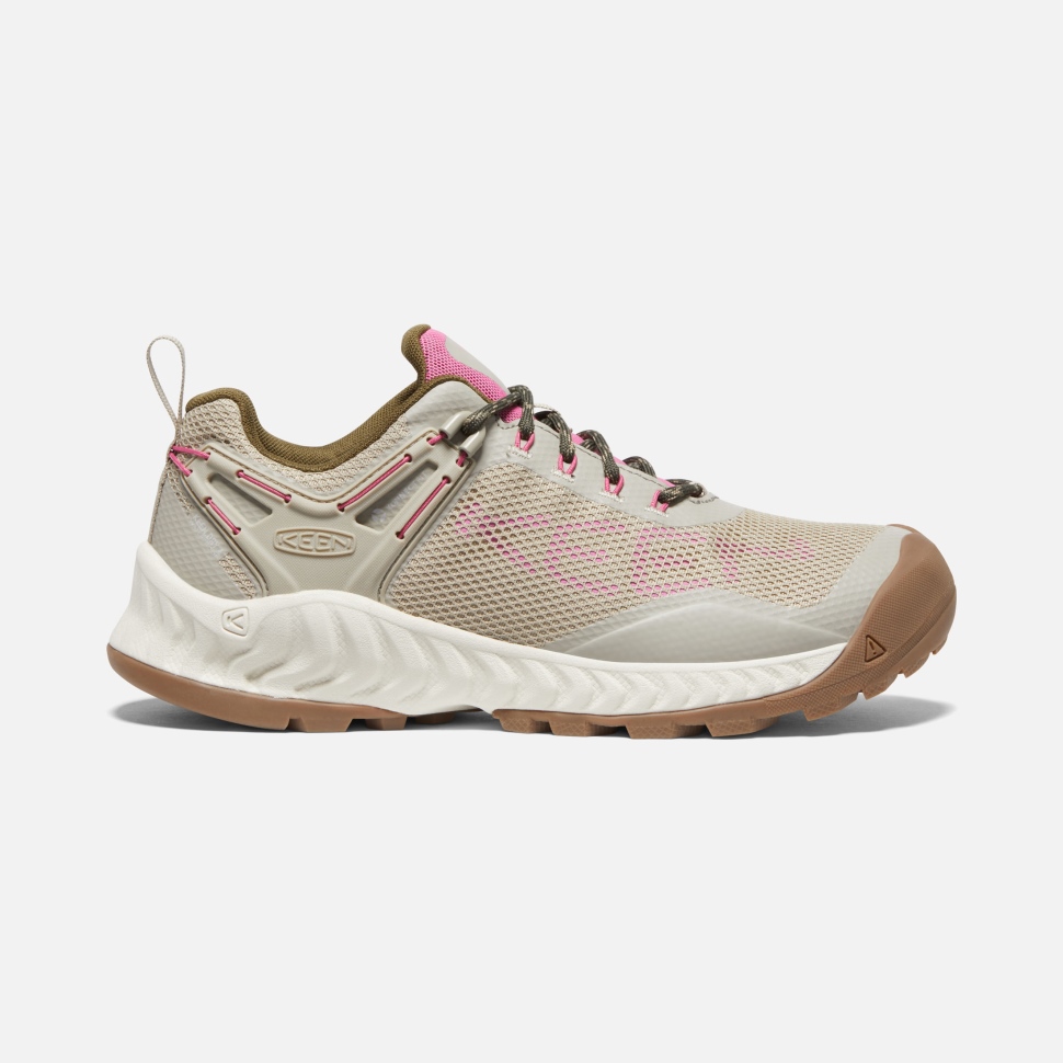 plaza_taupe_ibis_rose_keen_womens_nxis_evo_waterproof_shoe.jpg Plaza Taupe-Ibis Rose Keen Women's NXIS EVO Waterproof Shoe - Image 1