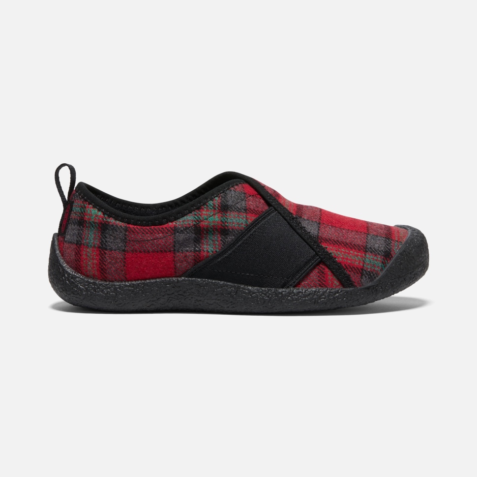 red_plaid_black_womens_howser_wrap_keen.jpg Red Plaid-Black Women's Howser Wrap Keen - Image 1
