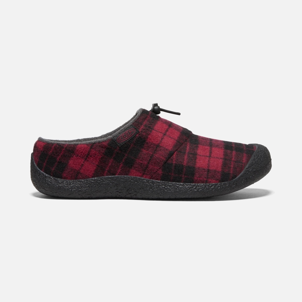 rhubarb_plaid_black_mens_howser_iii_slide_keen.jpg Rhubarb Plaid-Black Men's Howser III Slide Keen - Image 1