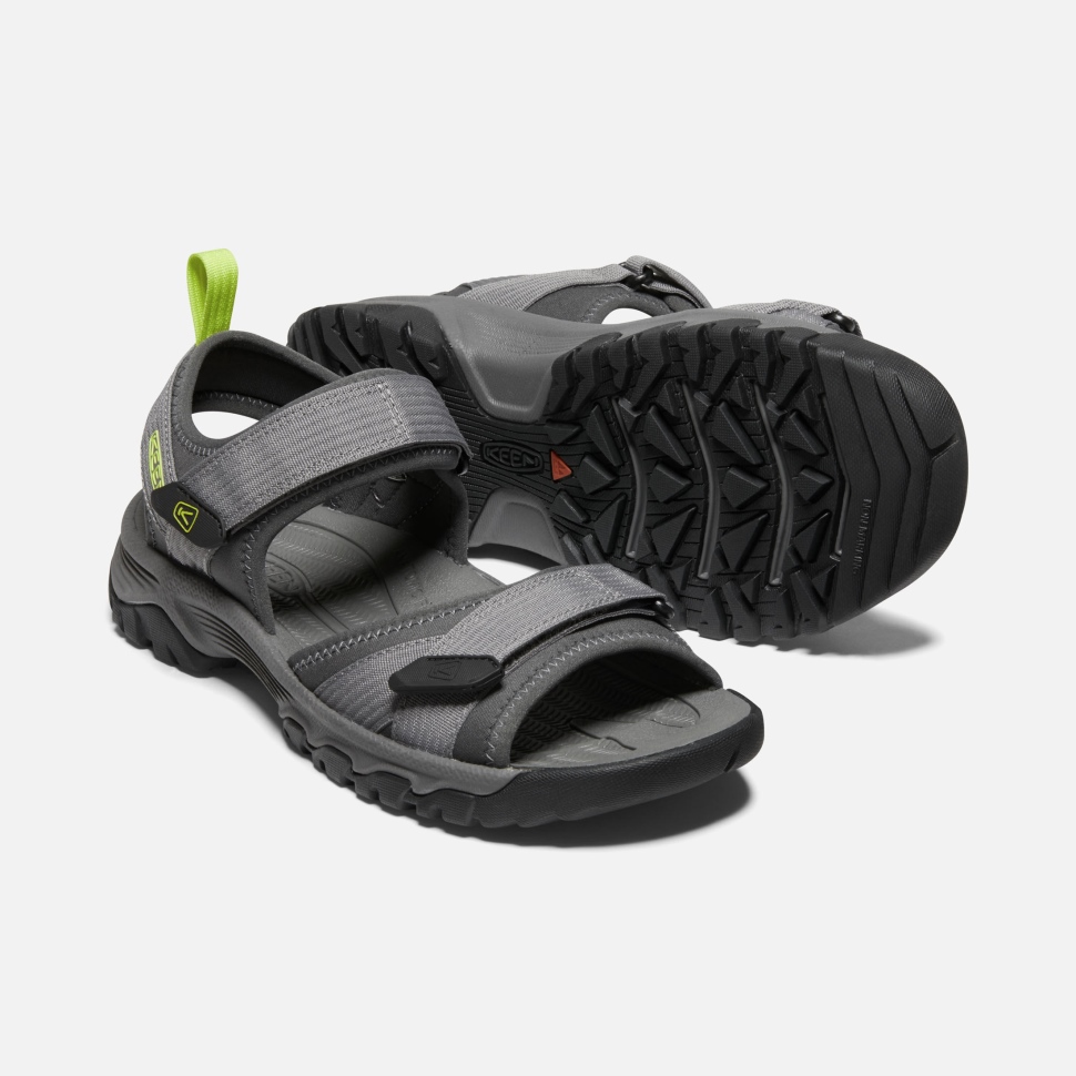 Steel Grey-Evening Primrose Men's Targhee III Open-Toe H2 Keen - Image 5